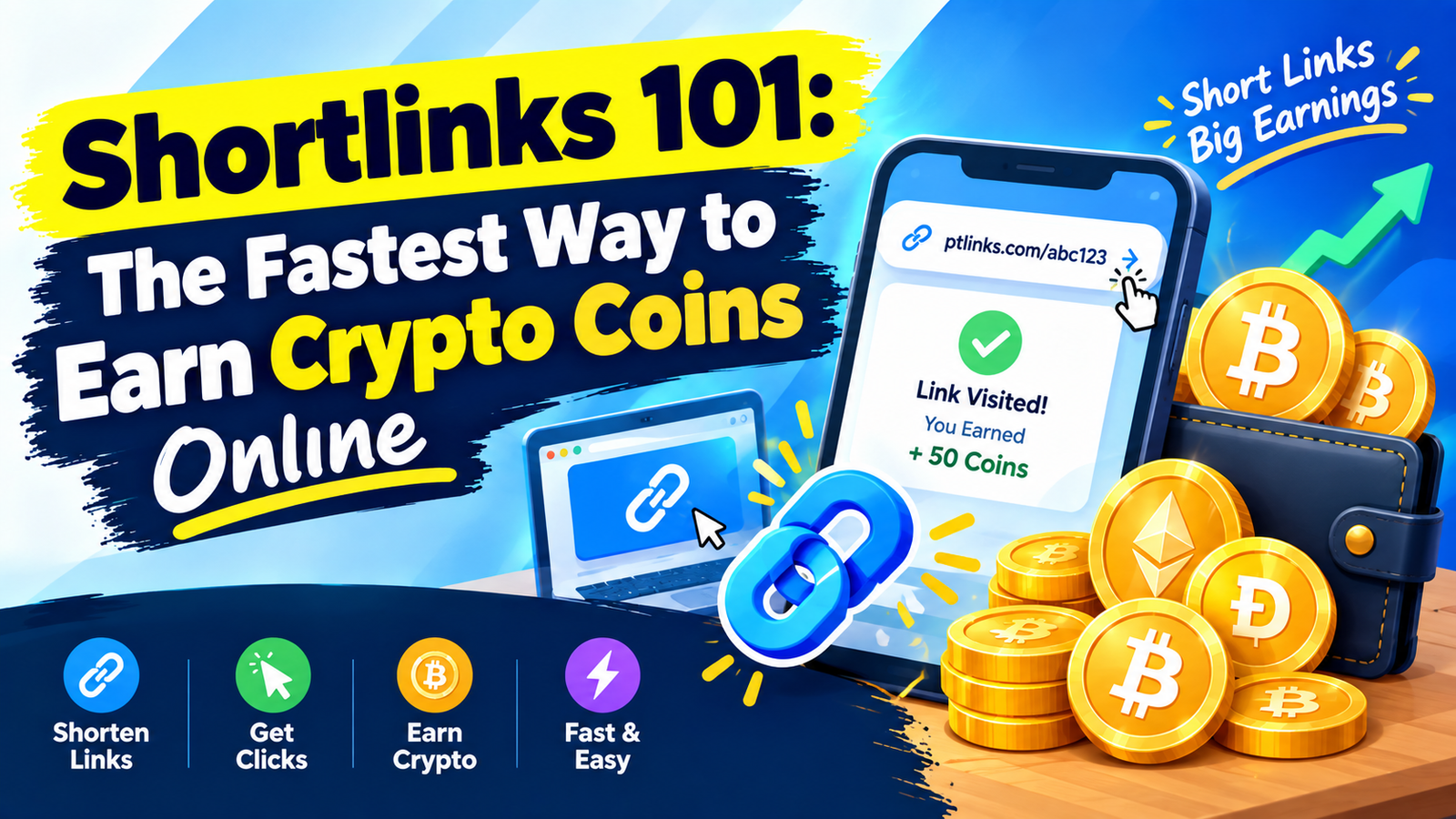 Shortlinks 101: The Fastest Way to Earn Crypto Coins Online